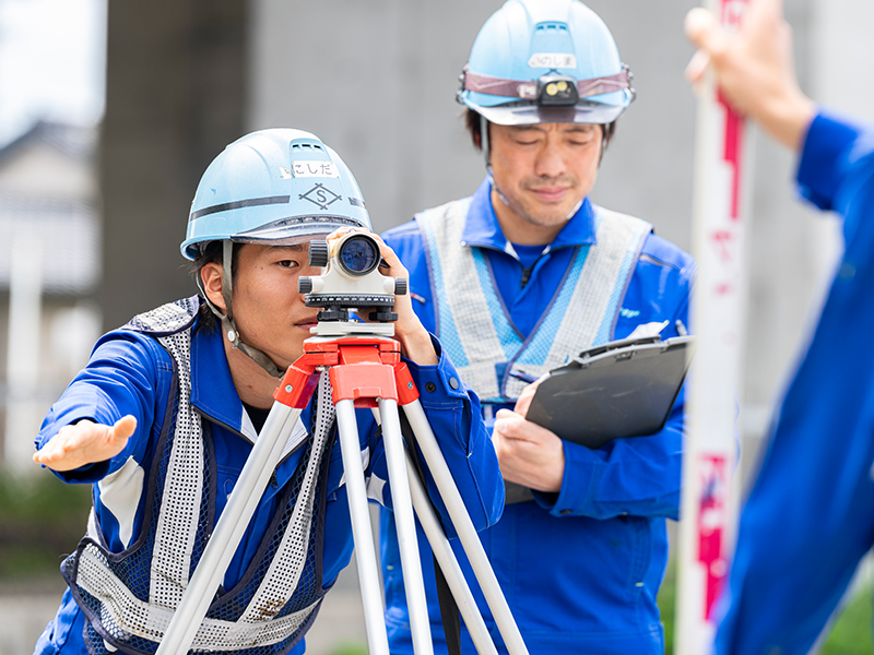 2.施工図面作成・現地墨出し